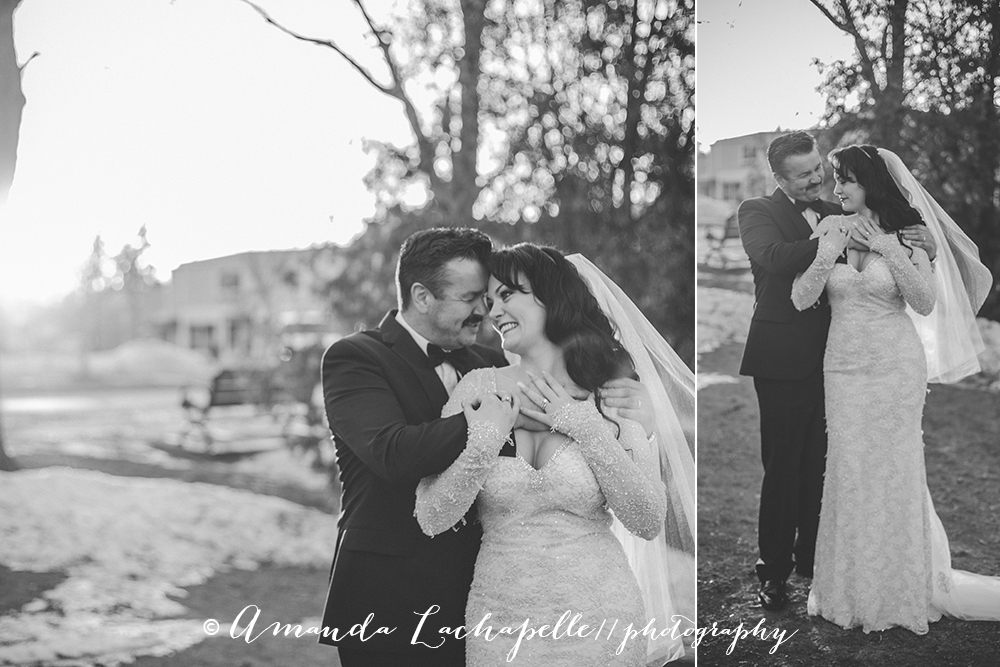 laughing bride and groom niagara wedding photography