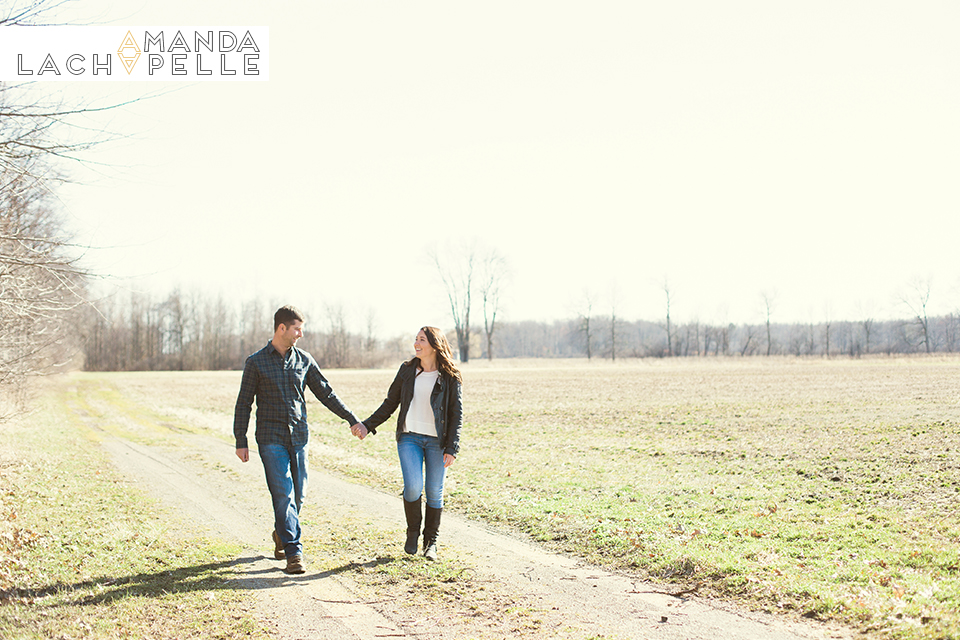 engagement session on the farm
